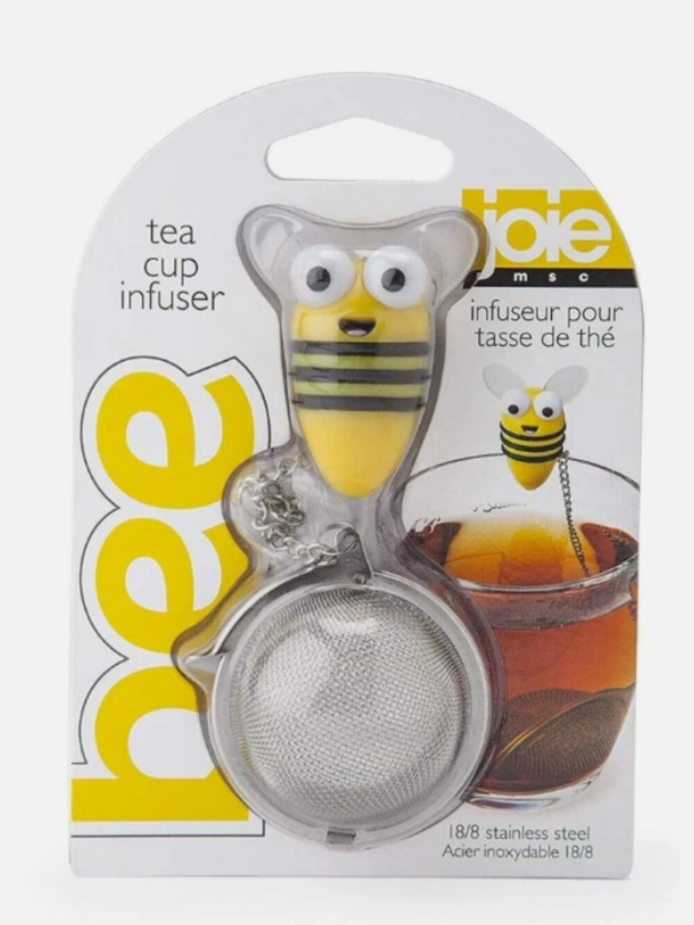 Joie Bumble Bee Stainless Steel Loose Tea Cup Infuser - New